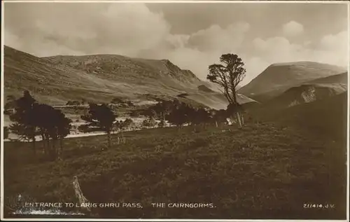 Cairngorms Larig Ghru Pass / Grossbritannien /