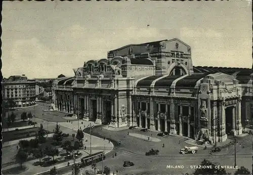 Milano Stazione Centrale Strassenbahn / Italien /