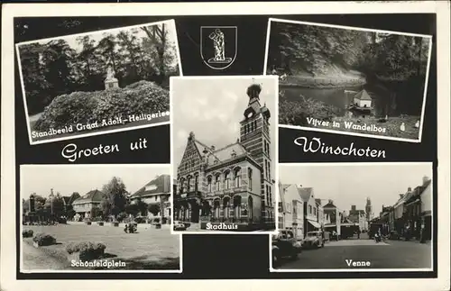 Winschoten Venne Standbeeld Graaf Adolf Heiligerlee Schoenfeldplein / Niederlande /