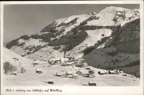 Mittelberg Kleinwalsertal Buehlalpe / Oesterreich /