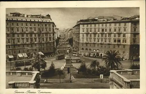 Genova Genua Liguria Piazza Tommaseo / Genova /