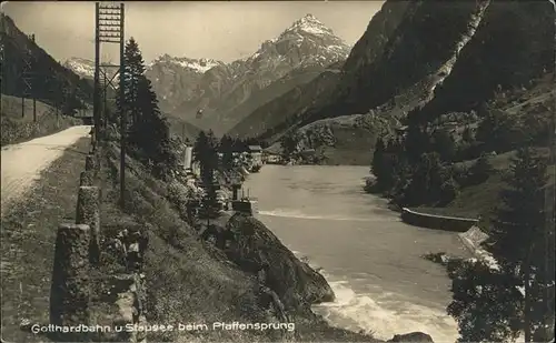 Pfaffensprung Stausee Gotthardbahn / Wassen /Bz. Uri