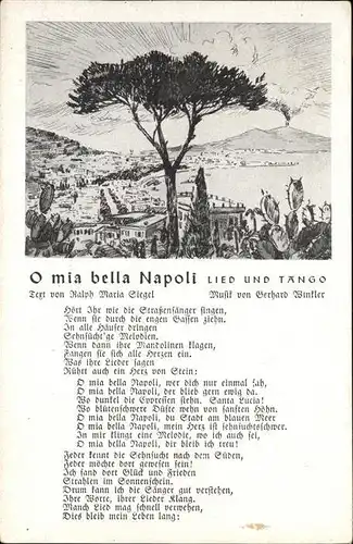 Napoli Neapel Lied und Tanko / Napoli /