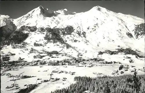 Davos GR Strelapass Schiahorn Weissfluhjoch Parsenn / Davos /Bz. Praettigau-Davos