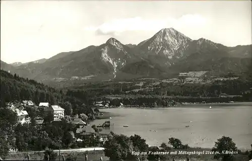Egg Kaernten Faakersee Mittagskogel / Oesterreich /