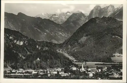 Golling Salzach Ortsansicht / Golling an der Salzach /Salzburg und Umgebung