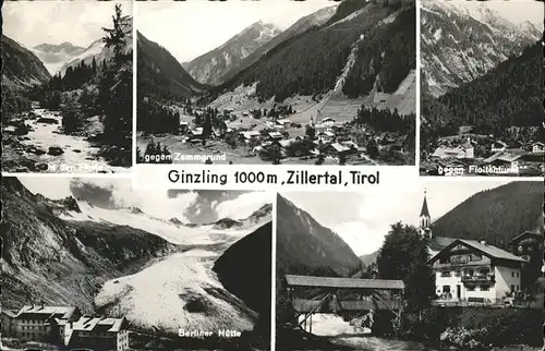 Ginzling Zillertal Berliner Huette Zemmergrund  / Mayrhofen /Tiroler Unterland