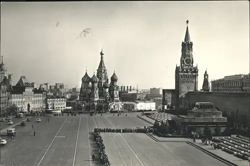 Moskau Roter Platz  / Russische Foederation /