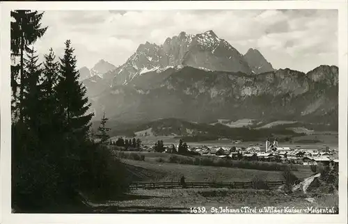St Johann Tirol Wilder Kaiser / St. Johann in Tirol /Tiroler Unterland