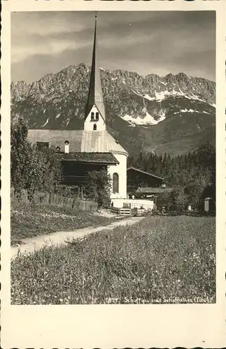 Scheffau Wilden Kaiser Kirche Scheffauer / Scheffau am Wilden Kaiser /Tiroler Unterland