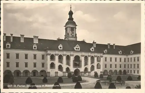 Linz Donau Stift St Florian Stiegenhaus Blaeserturm / Linz /Linz-Wels