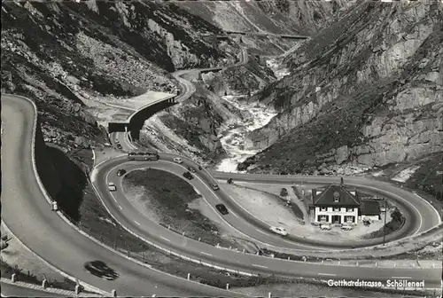 Gotthardpass Schoellenen Gotthardstrasse / Gotthard, St. /Rg. Andermatt