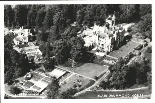 Blair Drummond House Fliegeraufnahme  / Grossbritannien /