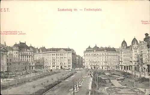 Budapest Szabadsag ter. Freiheitsplatz / Budapest /