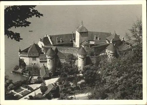 Montreux VD Schloss Chillon Genfer See / Montreux /Bz. Vevey