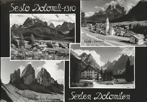 Sesto Sexten Suedtirol Sexten Moos Fischleintal Drei Zinnen / Bozen /Pustertal