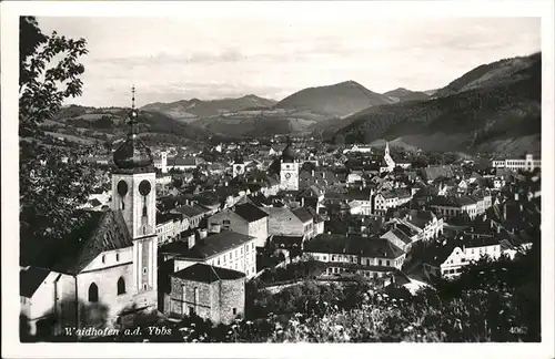 Waidhofen Ybbs Kirche Ortsansicht / Waidhofen an der Ybbs /Mostviertel-Eisenwurzen