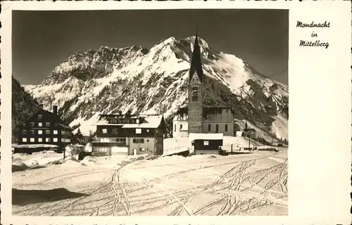 Mittelberg Vorarlberg Kirche Winter / Mittelberg /Bludenz-Bregenzer Wald