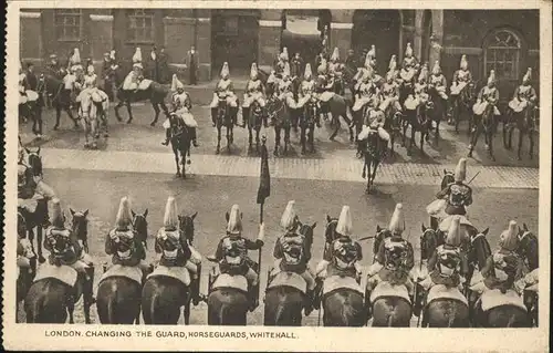 London Changing the Guard Horseguards Whitehall / City of London /Inner London - West