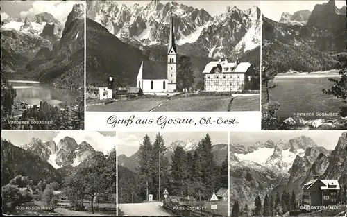 Gosau Oberoesterreich Gablonzerhaus Pass Gschuett  / Gosau Salzkammergut /Traunviertel