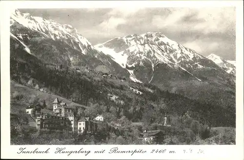 Innsbruck Hungerburg Rumerspitze / Innsbruck /Innsbruck
