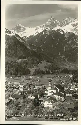 Schruns Vorarlberg Zimbaspitze / Schruns /Bludenz-Bregenzer Wald