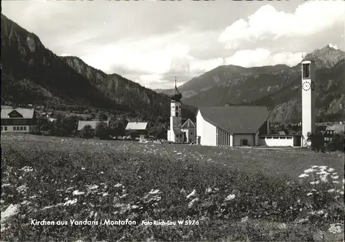 Vandans Vorarlberg Kirche  / Vandans /Bludenz-Bregenzer Wald