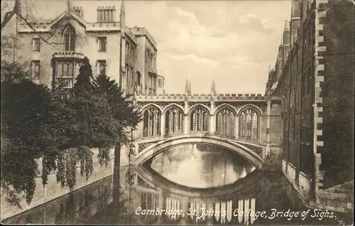 Cambridge Cambridgeshire St Johns College Bridge of Sighs / Cambridge /Cambridgeshire CC