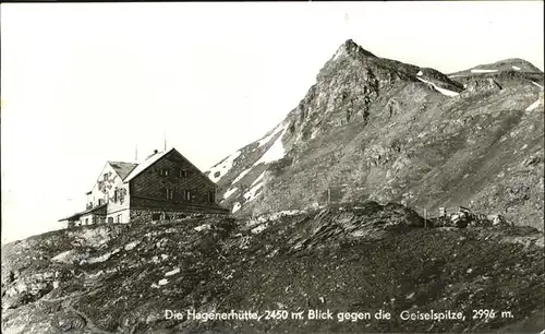 Hagenerhuette Geiselspitze / Oesterreich /