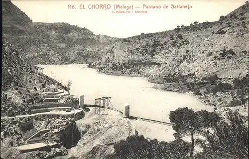 El Chorro Malaga Pantano de Gaitanejo / Spanien /