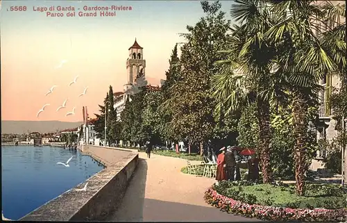 Gardone Lago di Garda Parco del Grand Hotel  / Italien /Italien