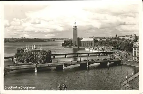 Stockholm bRueCKE sTDSHUSET / Stockholm /