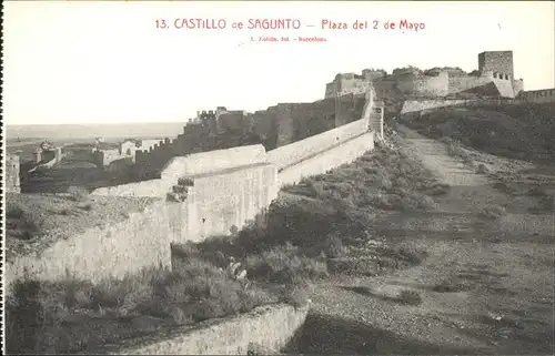 Castillo Sagunto Plaza del 2 de Mayo / Spanien /