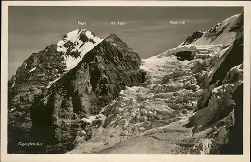 Eiger Aare Eiger
Eigerjoch / Eiger /Rg. Aare