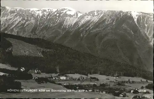 Kueb Semmeringbahn Semmering / Oesterreich /