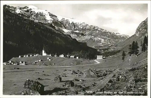 Klausenstrasse Urner Boden / Klausen /Rg. Altdorf