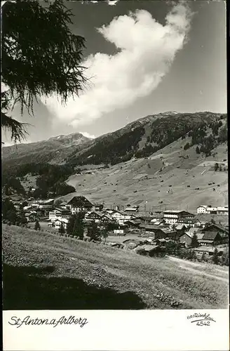 St Anton Arlberg Teilansicht / St. Anton am Arlberg /Tiroler Oberland