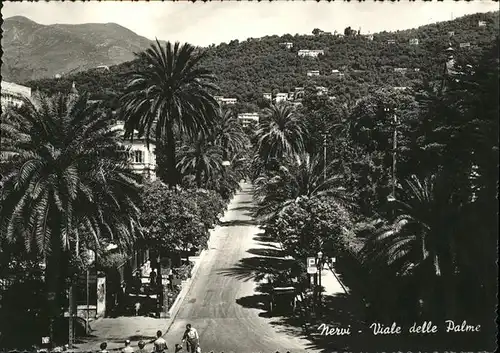 Nervi Viale delle Palme / Genova /Ligurien