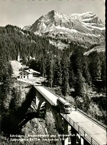 Schroecken Vorarlberg Bruecke Juppenspitze Mohnenfluh / Schroecken /Bludenz-Bregenzer Wald