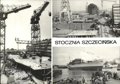 Stettin Westpommern Stocznia Szczecinska / Szczecin /