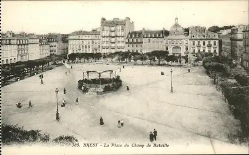 Brest Finistere Place du Champ de Bataille / Brest /Arrond. de Brest