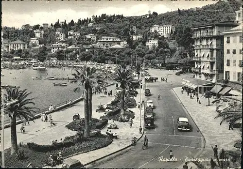 Rapallo Seepromenade / Italien /Italien