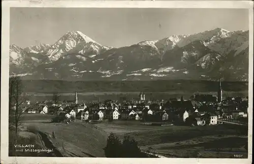 Villach Kaernten Gesamtansicht Mittagskogel / Villach /Klagenfurt-Villach