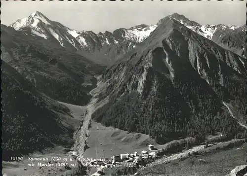 Samnaun Dorf Muttler Stammerspitze / Samnaun Dorf /Bz. Inn