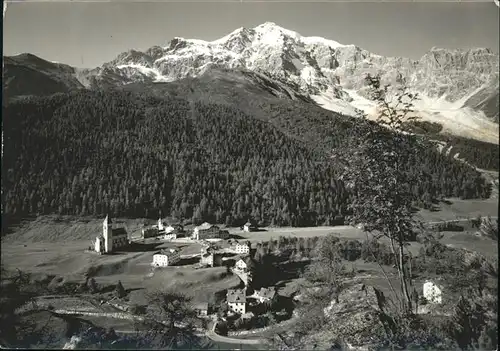 Sulden Ortler Panorama Luftbild / Stilfs /Trentino-Suedtirol