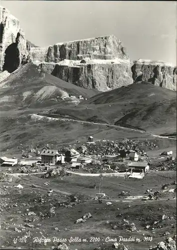 Passo Sella Rifugio Passo Sella Cima Pardoi / Italien /