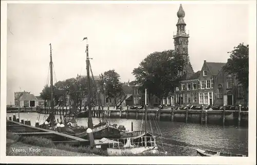 Veere Kade Boote / Niederlande /