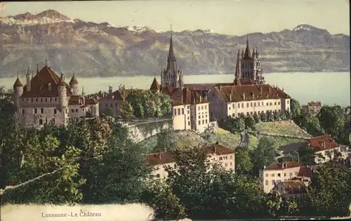 Lausanne VD Lausanne Schloss x / Lausanne /Bz. Lausanne City