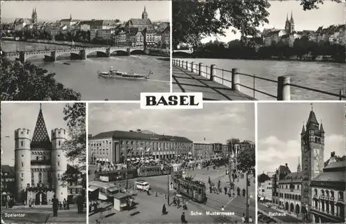 Basel BS Basel Spalentor Mustermesse Rathaus  x / Basel /Bz. Basel Stadt City
