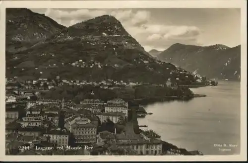 Lugano TI Lugano Mont Bre x / Lugano /Bz. Lugano City